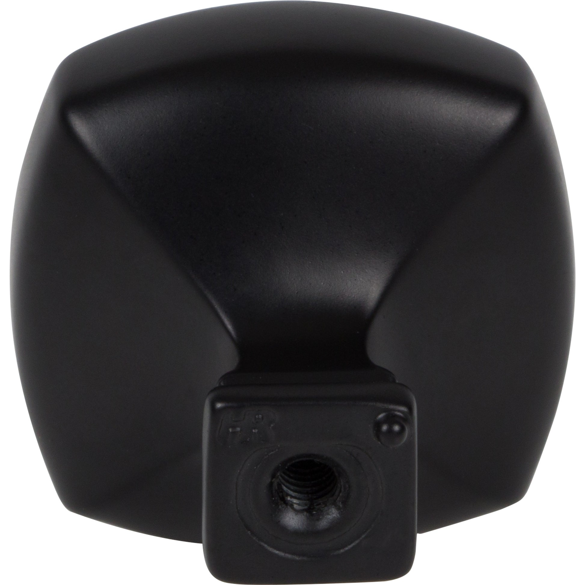 Jeffrey Alexander Audrey Square Cabinet Knob Matte Black / 1-3/8"