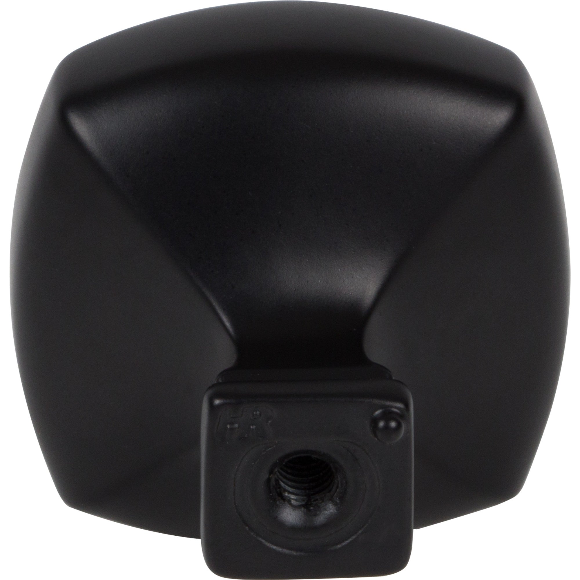 Jeffrey Alexander Audrey Square Cabinet Knob Matte Black / 1-3/8"