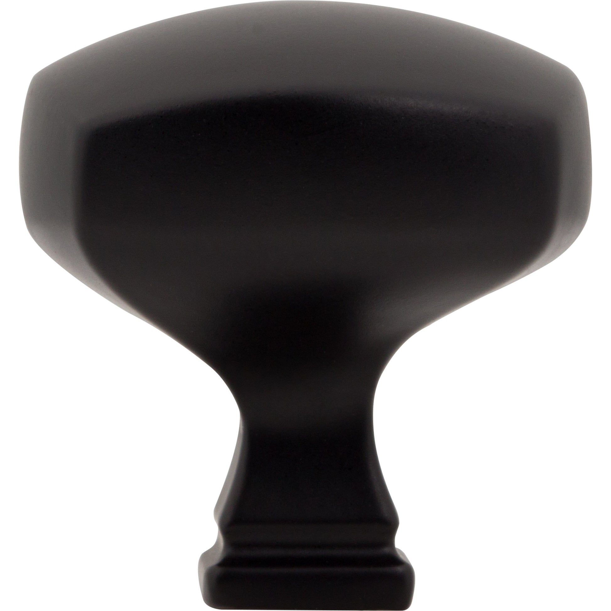 Jeffrey Alexander Audrey Square Cabinet Knob Matte Black / 1-3/8"