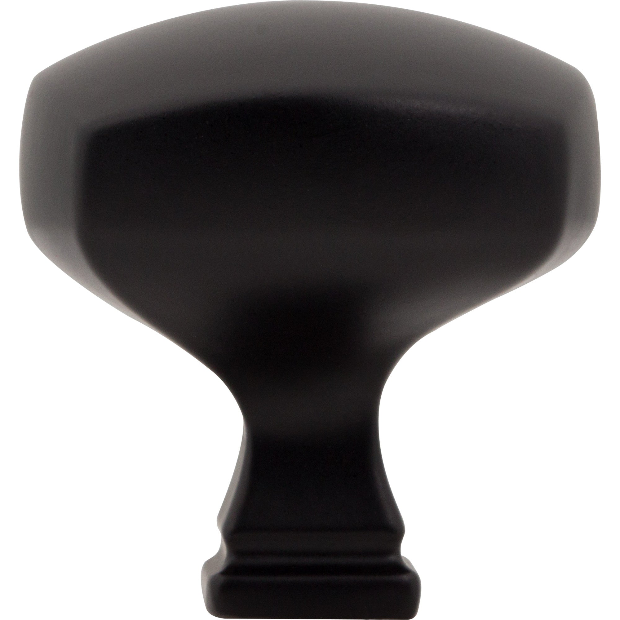 Jeffrey Alexander Audrey Square Cabinet Knob Matte Black / 1-3/8"