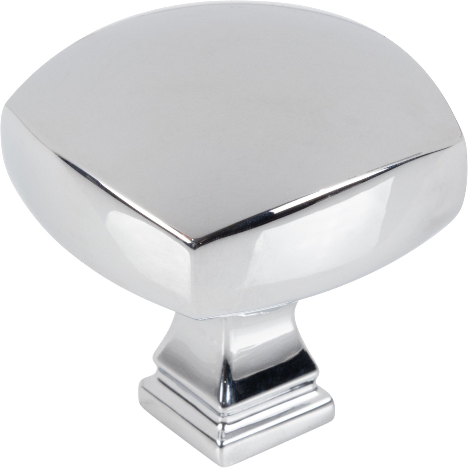Jeffrey Alexander Audrey Square Cabinet Knob Polished Chrome / 1-3/8"