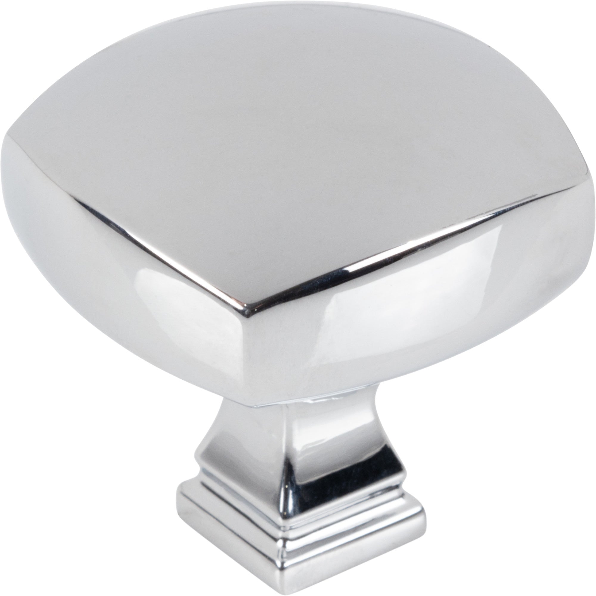 Jeffrey Alexander Audrey Square Cabinet Knob Polished Chrome / 1-3/8"