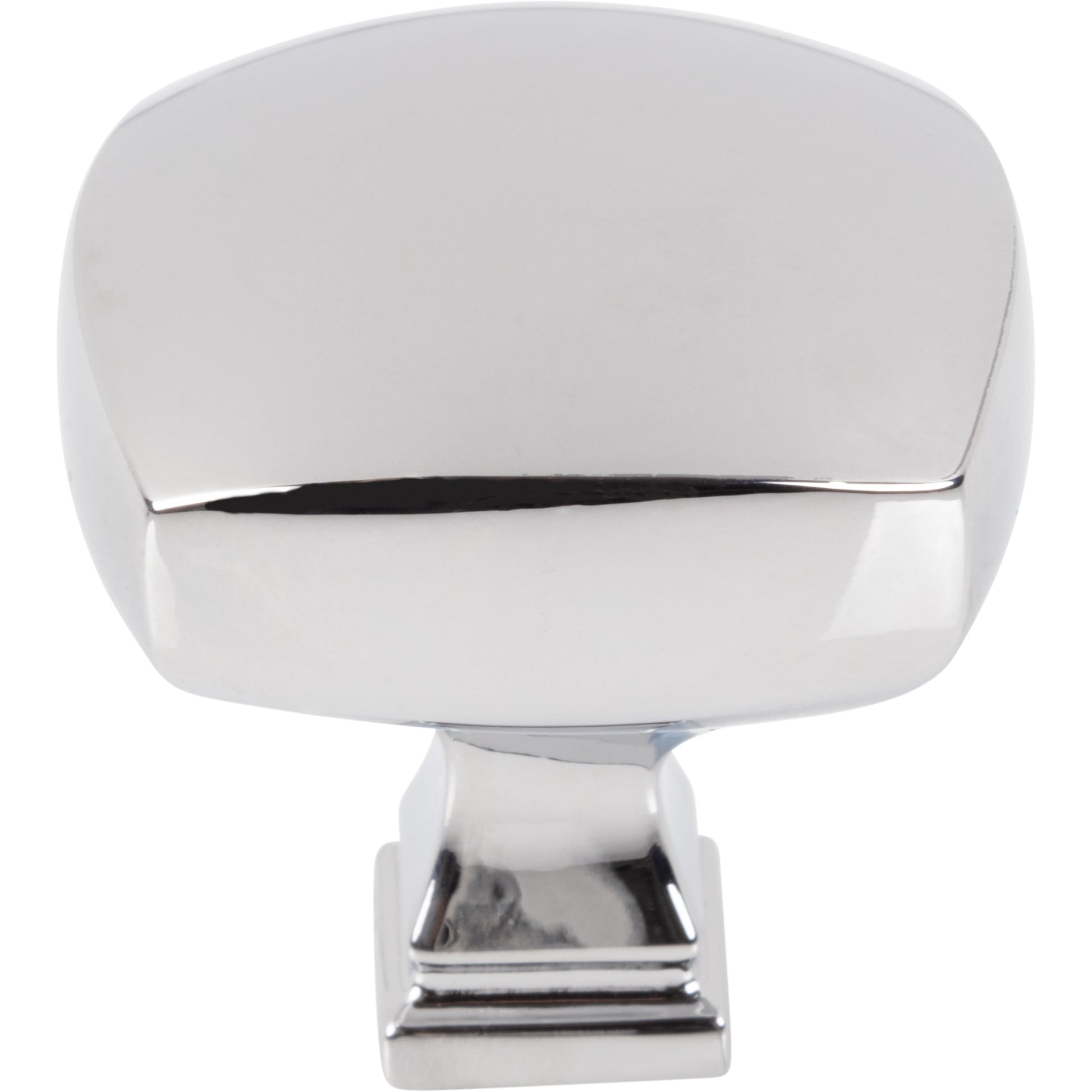 Jeffrey Alexander Audrey Square Cabinet Knob Polished Chrome / 1-3/8"