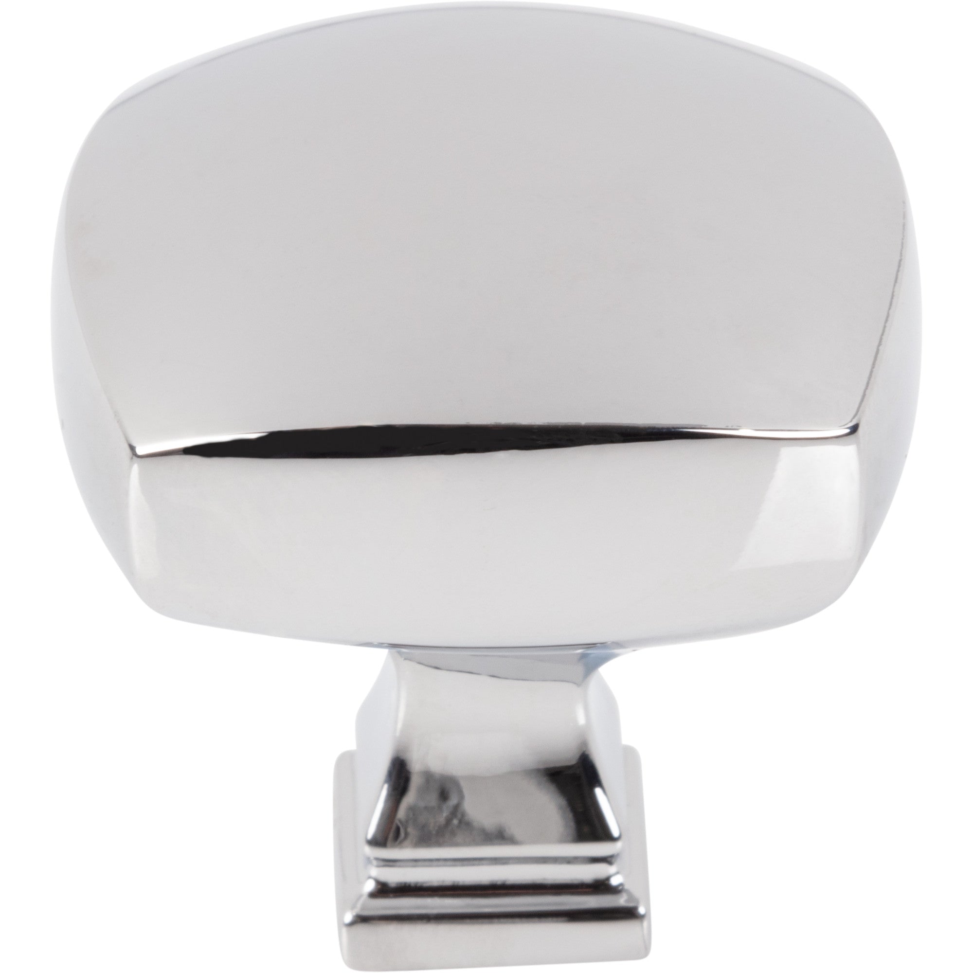 Jeffrey Alexander Audrey Square Cabinet Knob Polished Chrome / 1-3/8"