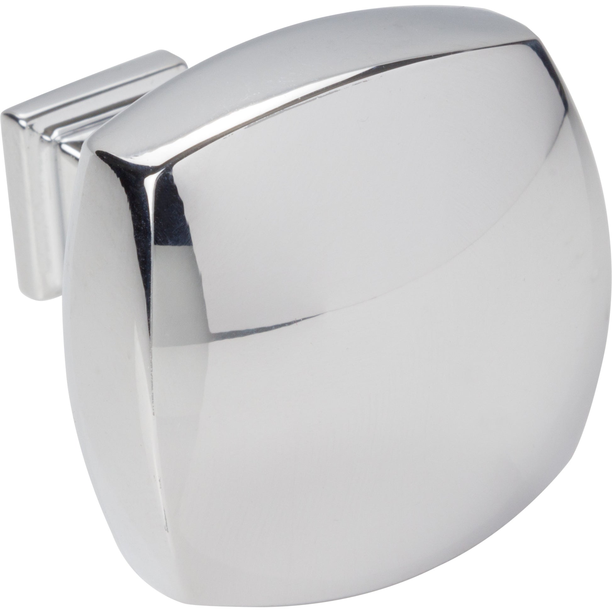 Jeffrey Alexander Audrey Square Cabinet Knob Polished Chrome / 1-3/8"