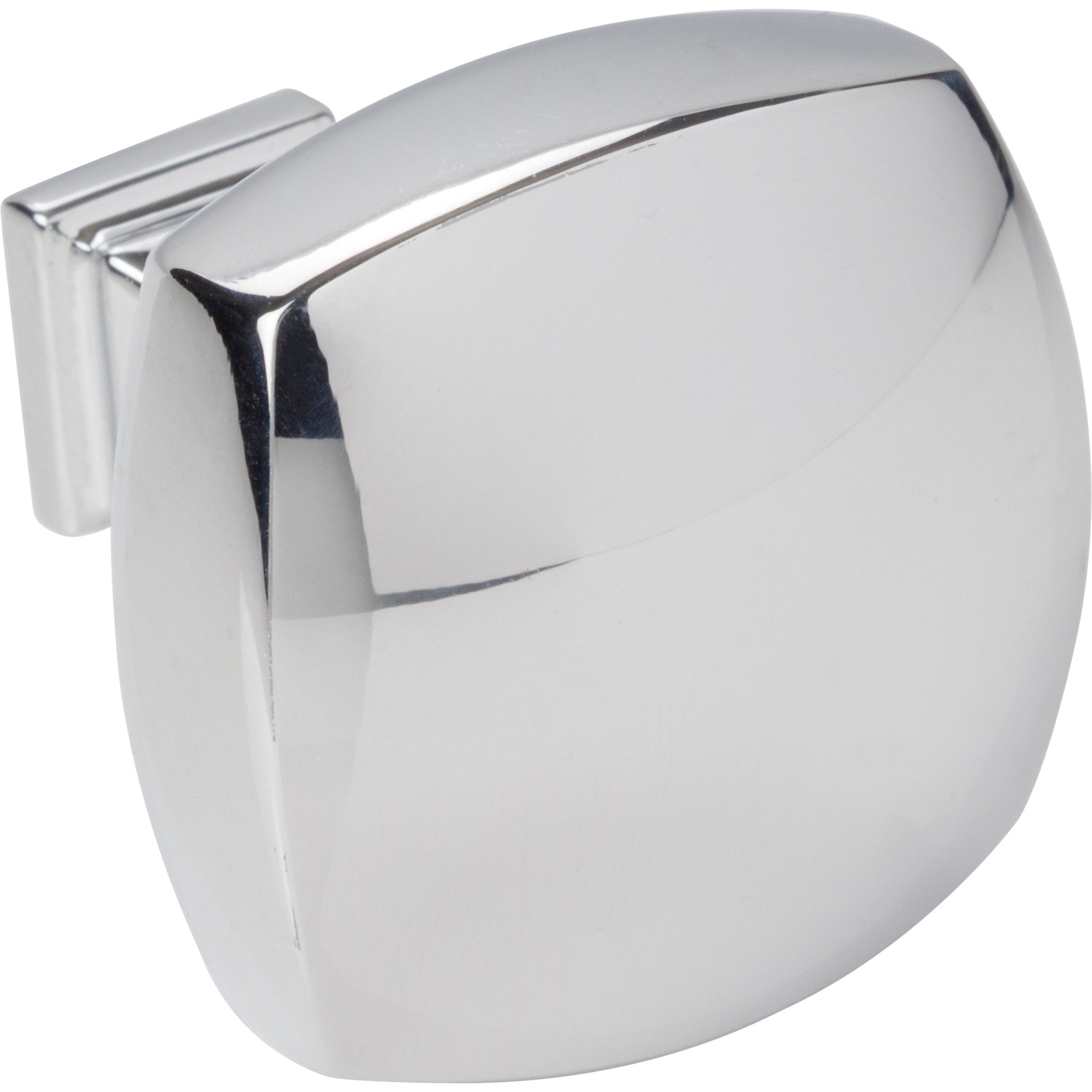 Jeffrey Alexander Audrey Square Cabinet Knob Polished Chrome / 1-3/8"