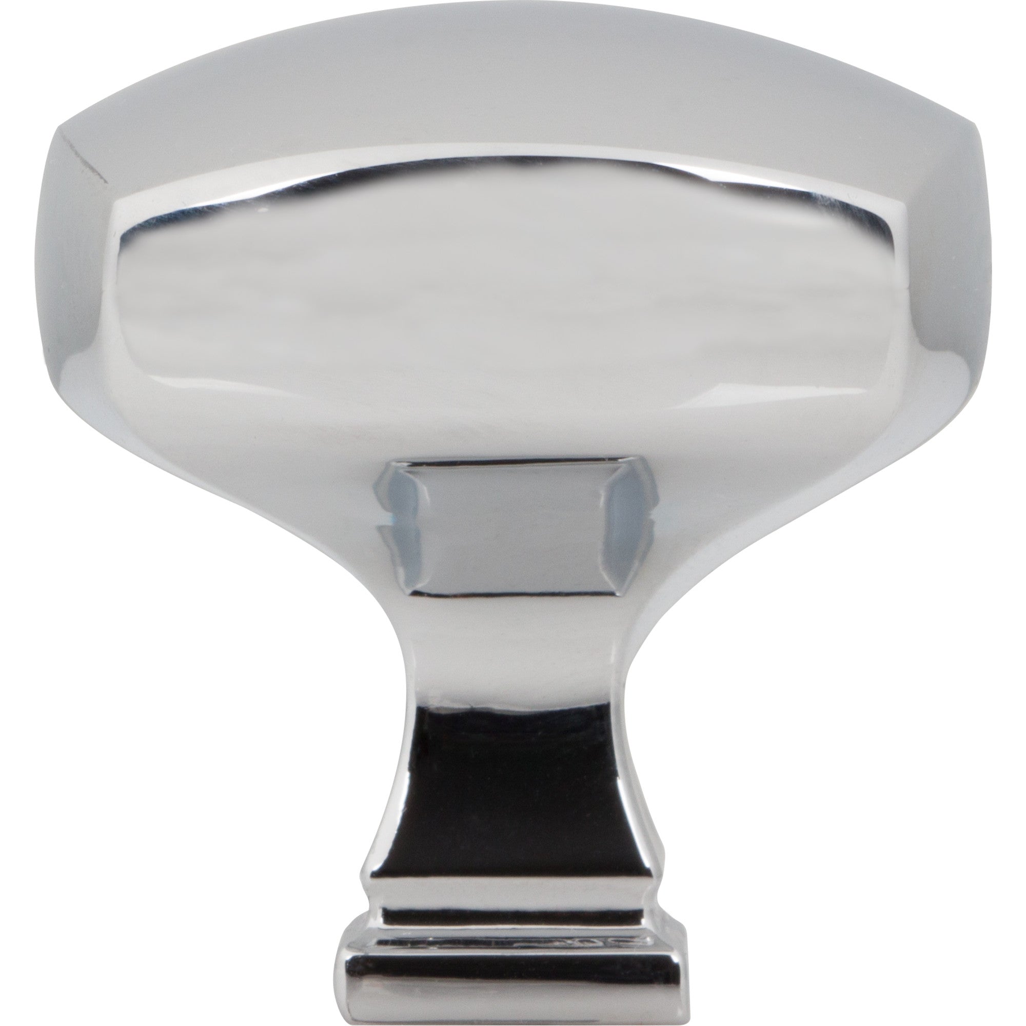 Jeffrey Alexander Audrey Square Cabinet Knob Polished Chrome / 1-3/8"