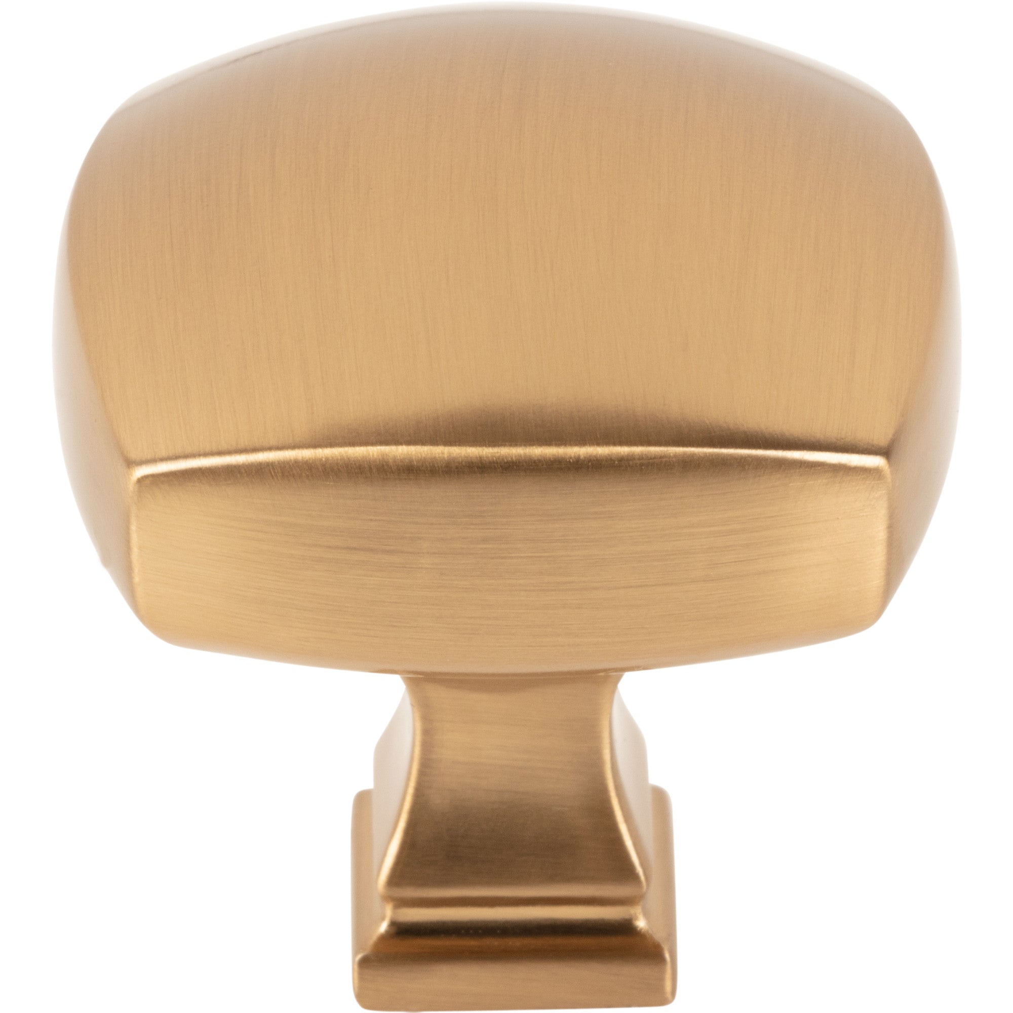Jeffrey Alexander Audrey Square Cabinet Knob Satin Bronze / 1-3/8"