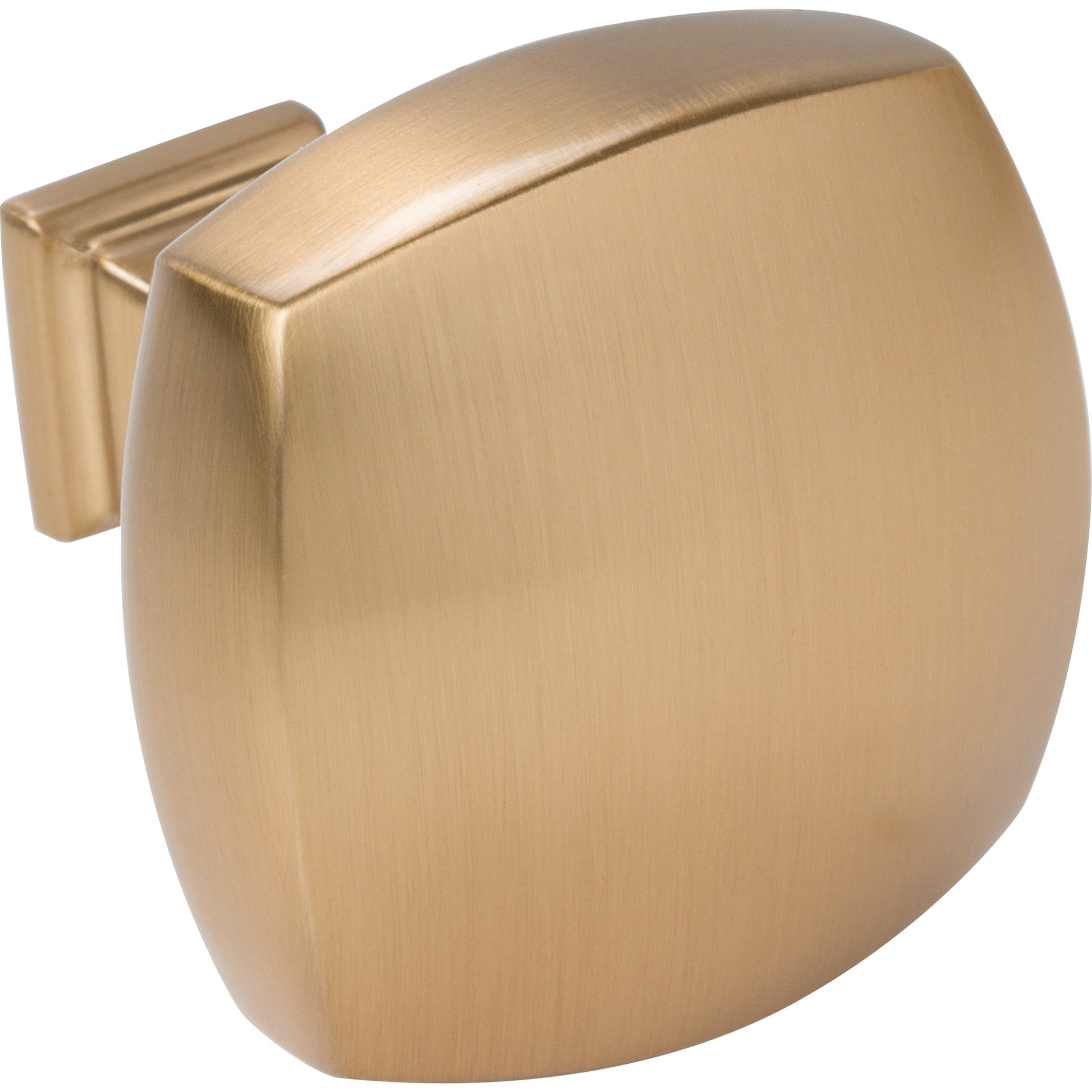 Jeffrey Alexander Audrey Square Cabinet Knob Satin Bronze / 1-3/8"