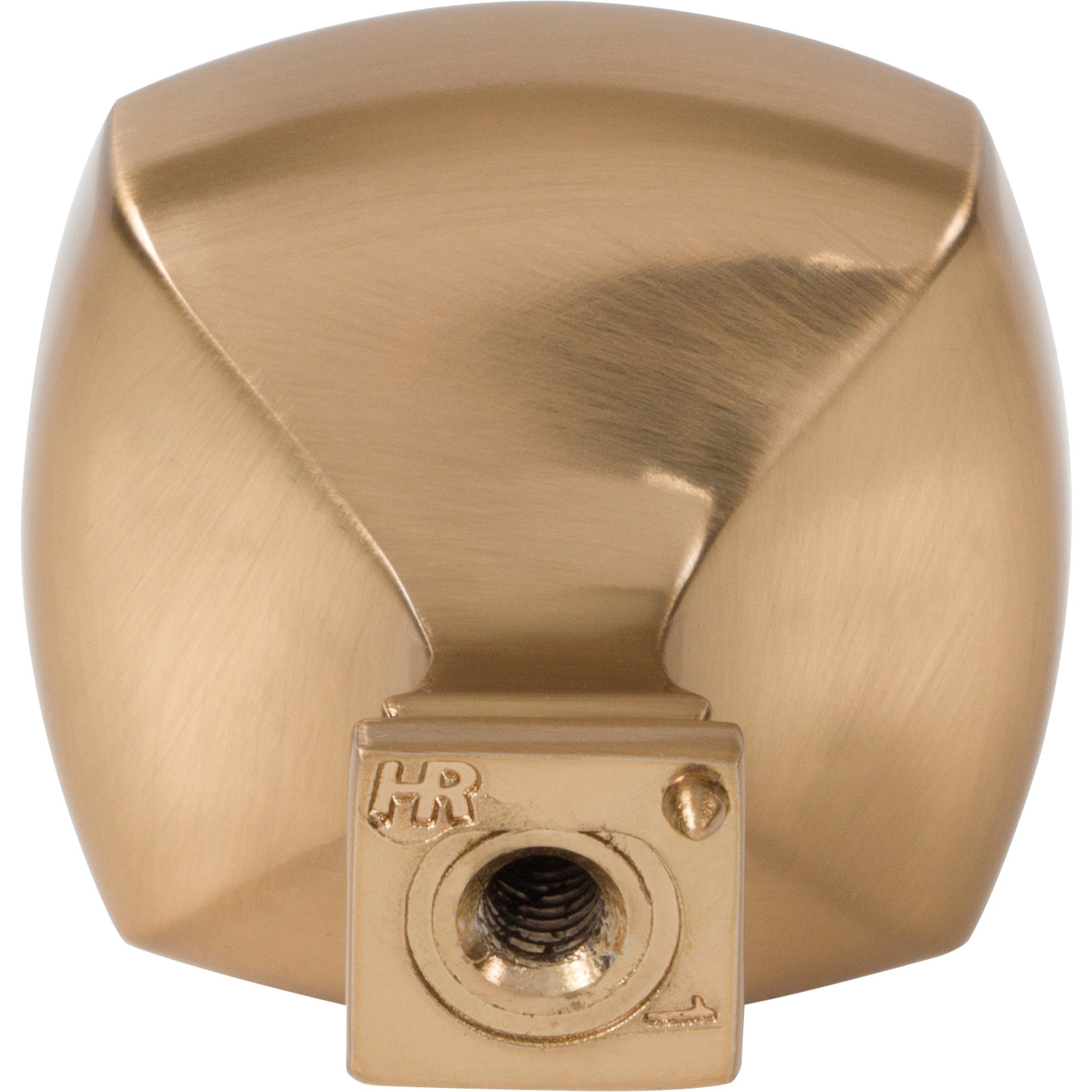 Jeffrey Alexander Audrey Square Cabinet Knob Satin Bronze / 1-3/8"