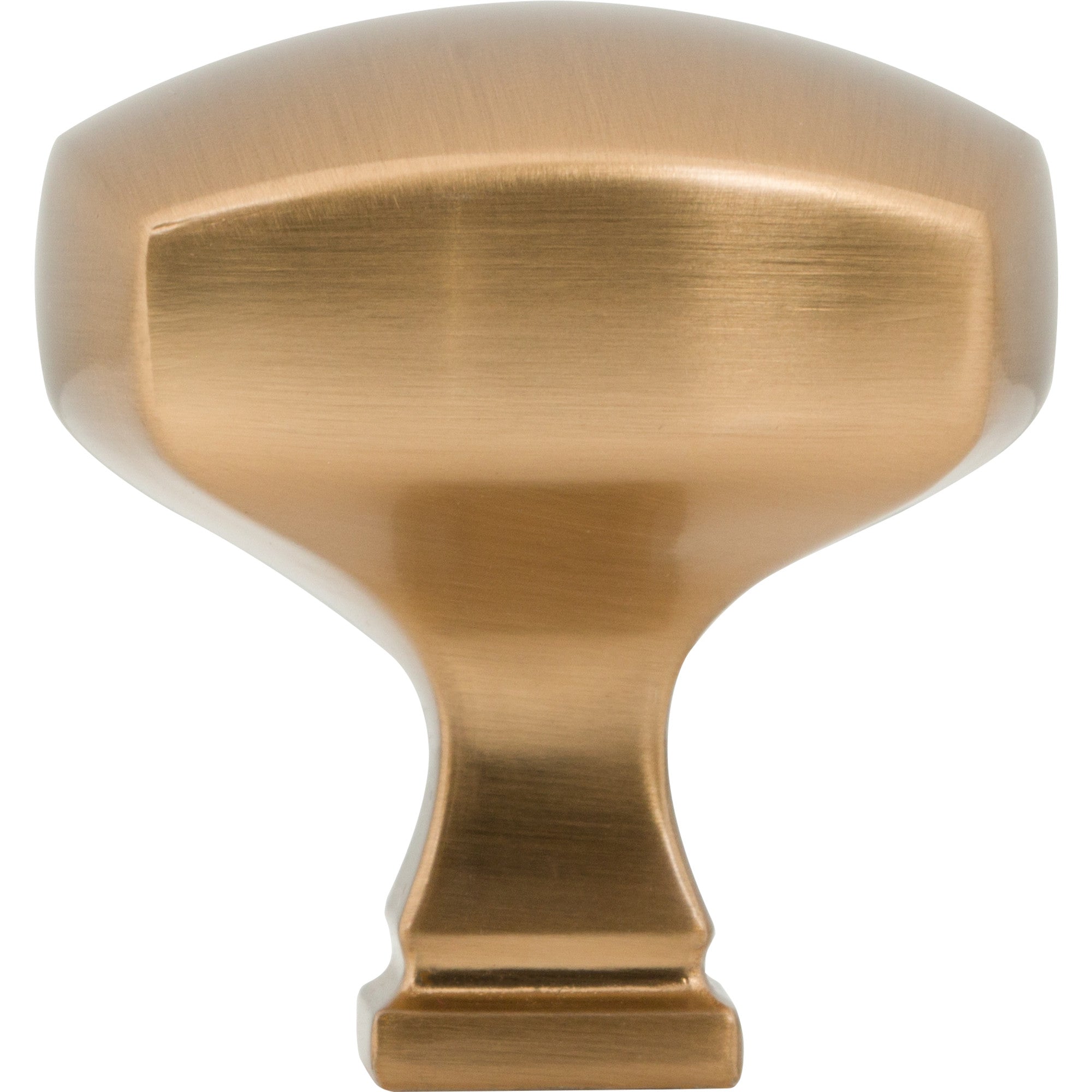 Jeffrey Alexander Audrey Square Cabinet Knob Satin Bronze / 1-3/8"