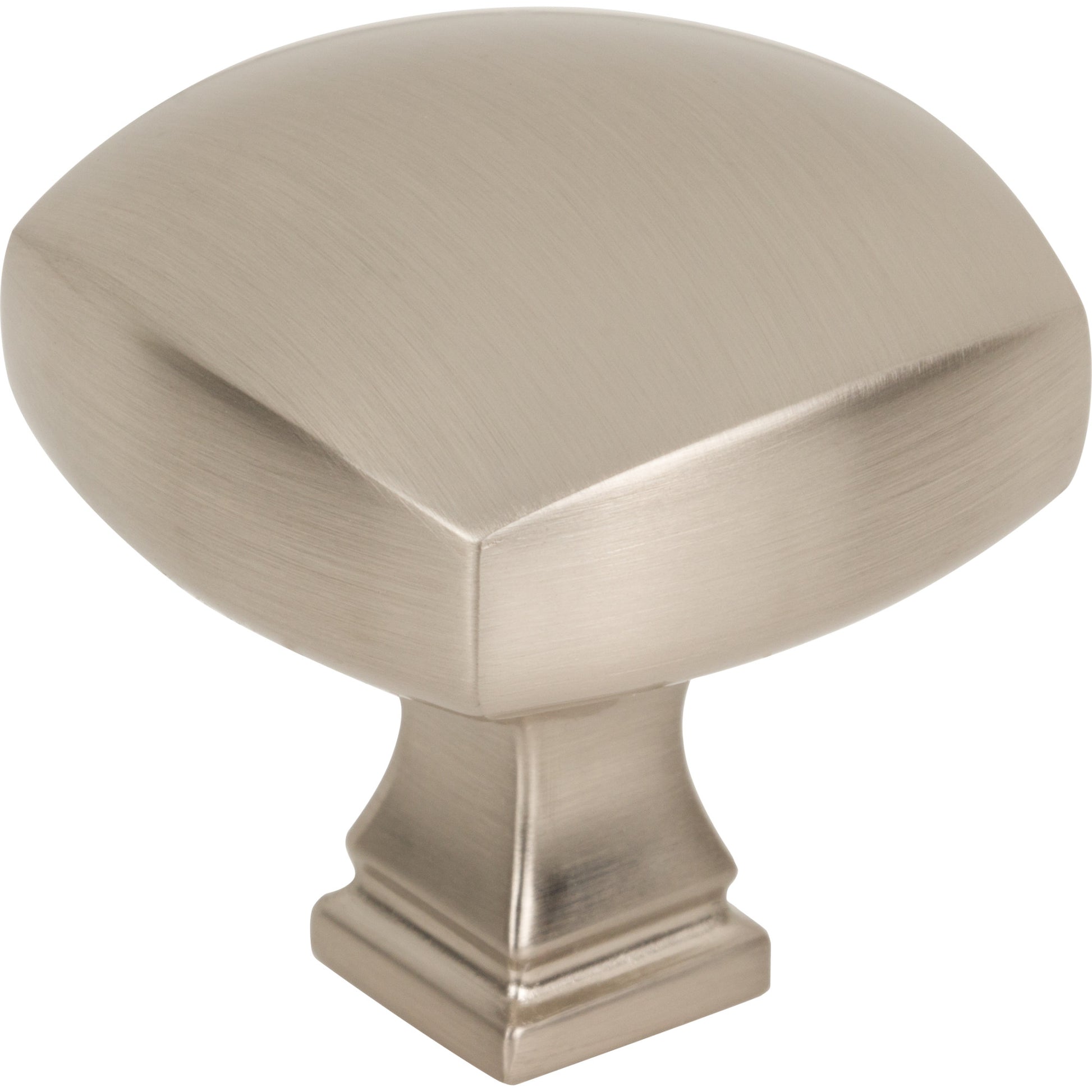 Jeffrey Alexander Audrey Square Cabinet Knob Satin Nickel / 1-3/8"