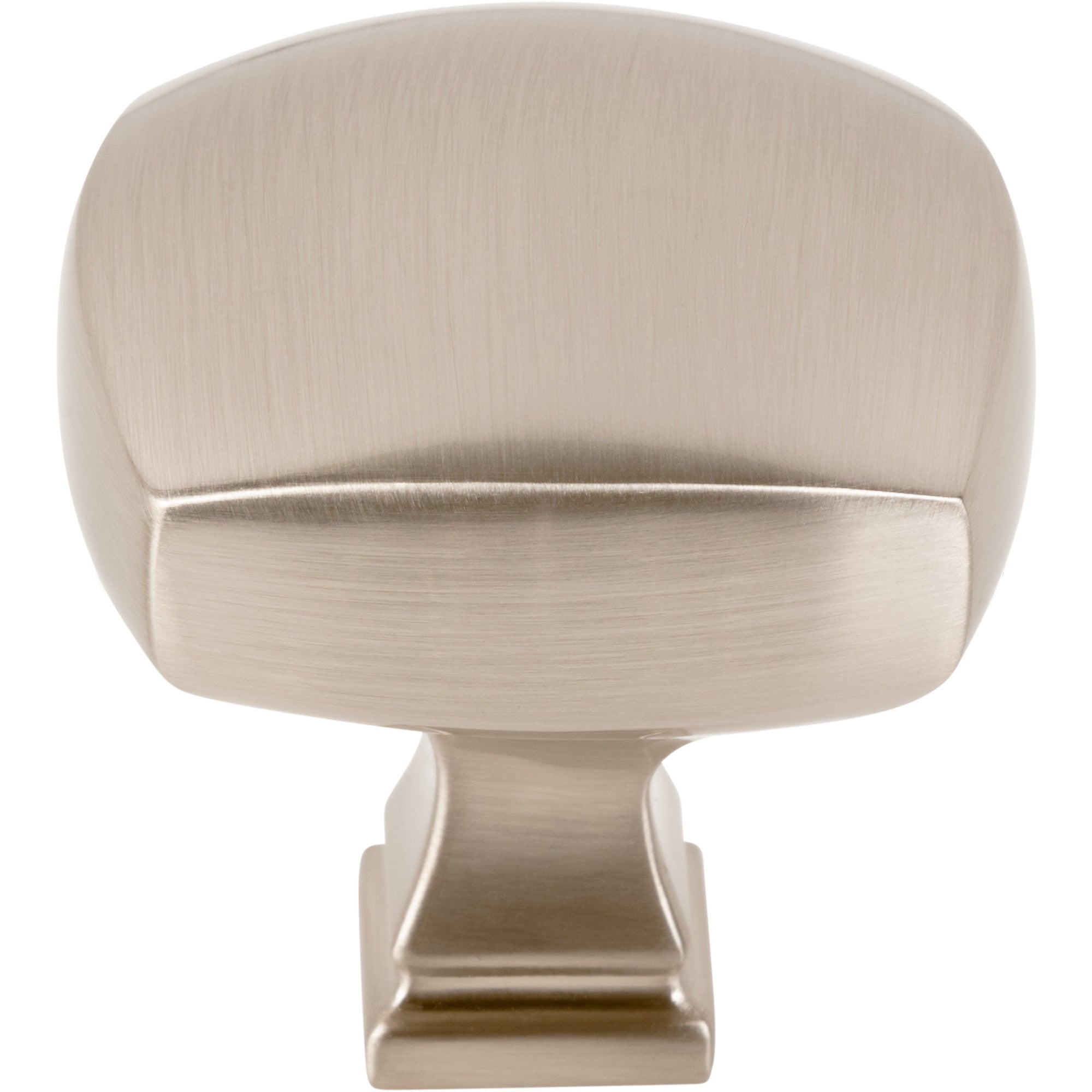 Jeffrey Alexander Audrey Square Cabinet Knob Satin Nickel / 1-3/8"