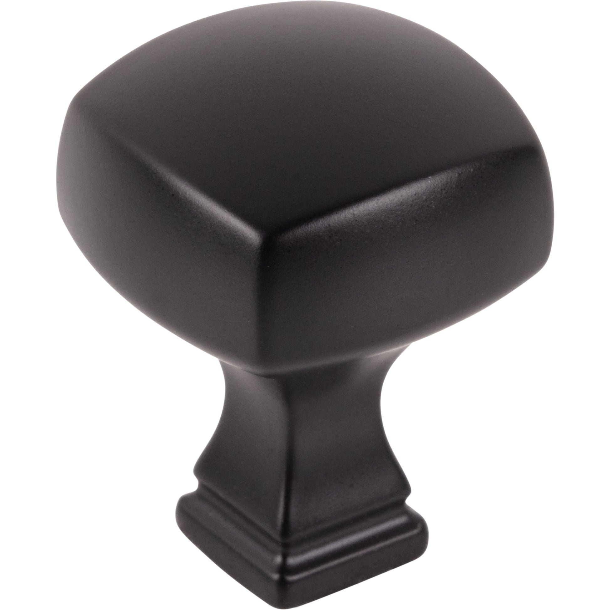 Jeffrey Alexander Audrey Square Cabinet Knob Matte Black / 1-1/8"