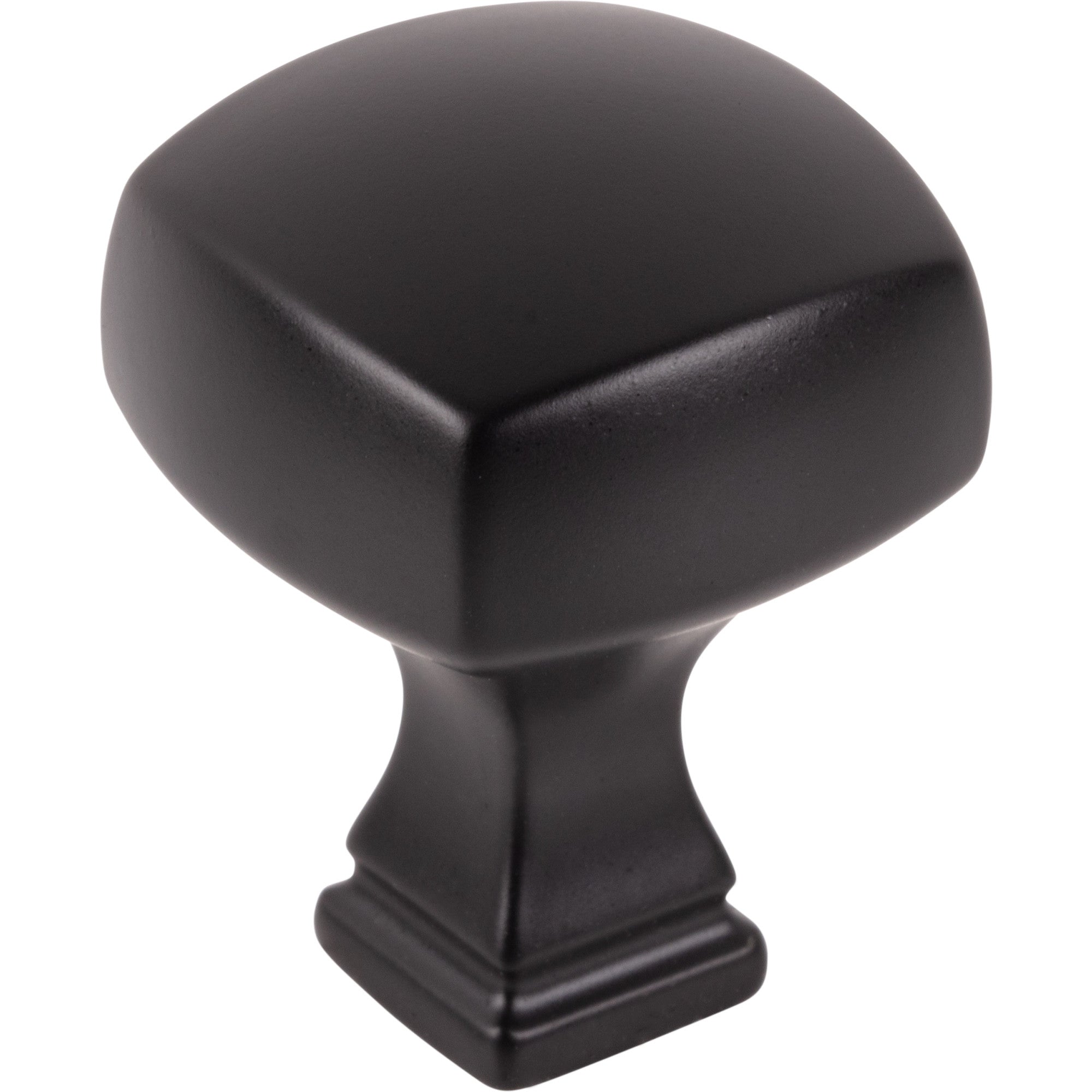 Jeffrey Alexander Audrey Square Cabinet Knob Matte Black / 1-1/8"