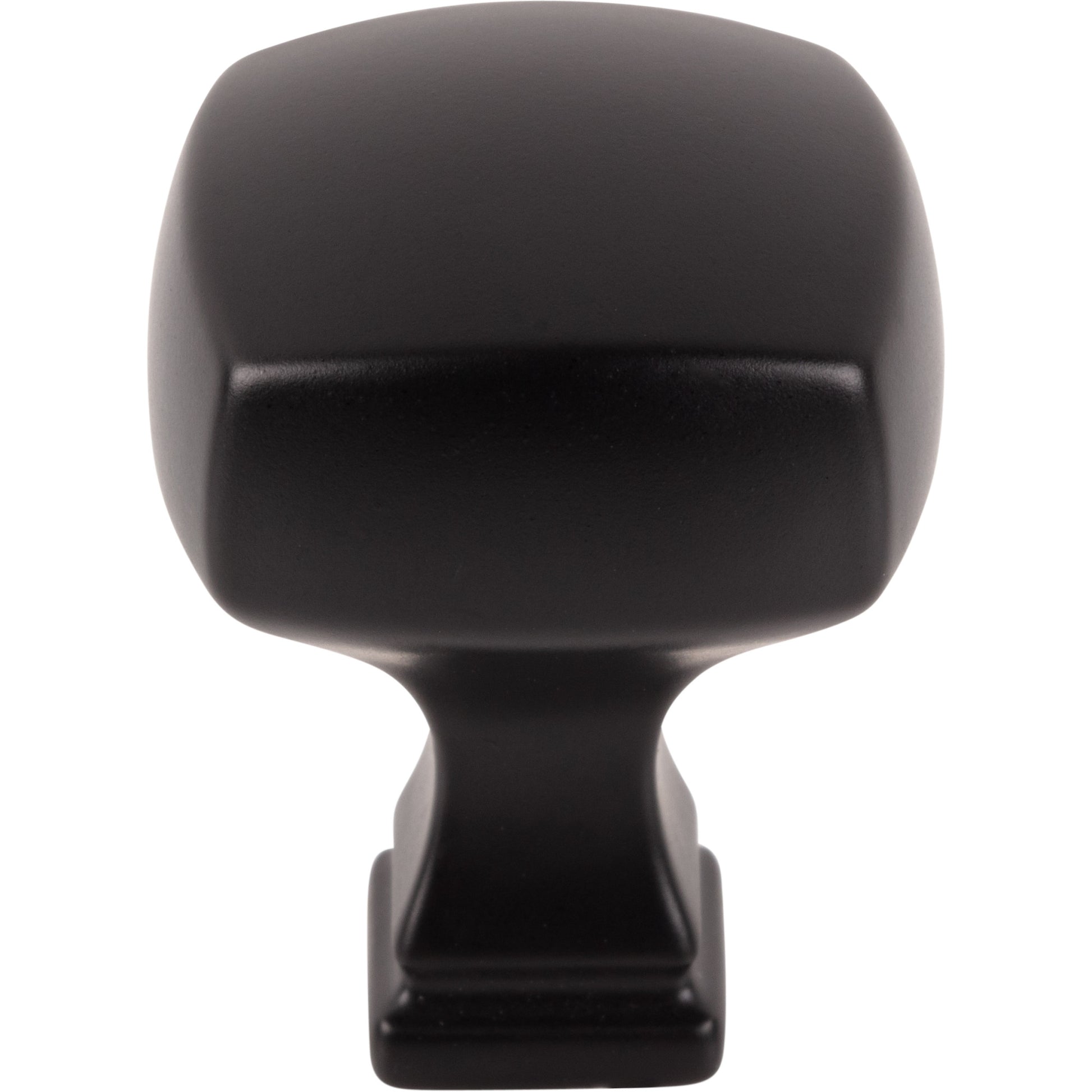 Jeffrey Alexander Audrey Square Cabinet Knob Matte Black / 1-1/8"