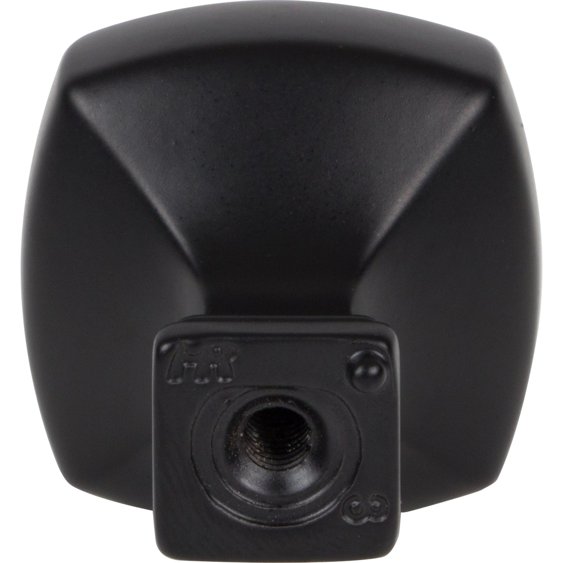 Jeffrey Alexander Audrey Square Cabinet Knob Matte Black / 1-1/8"