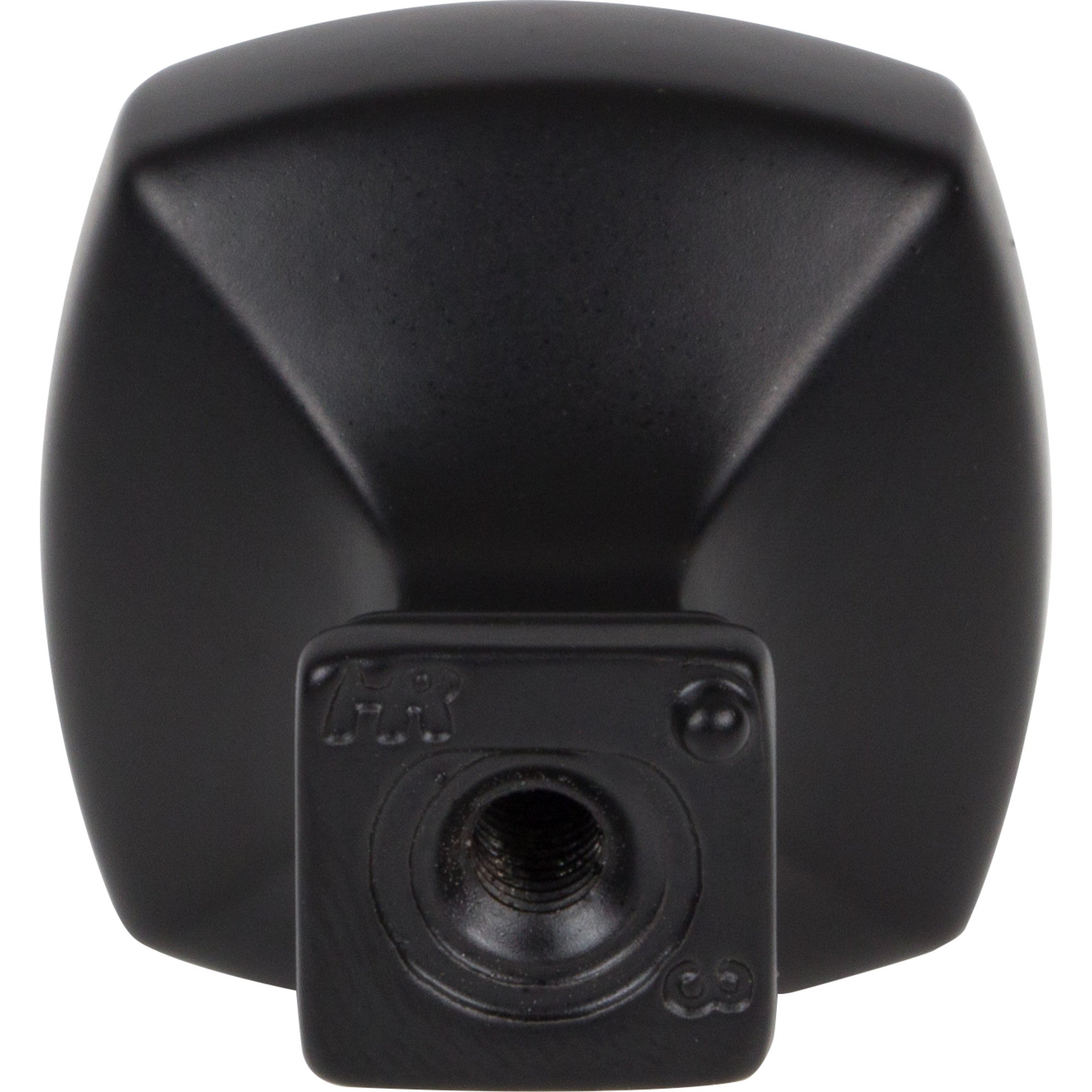 Jeffrey Alexander Audrey Square Cabinet Knob Matte Black / 1-1/8"