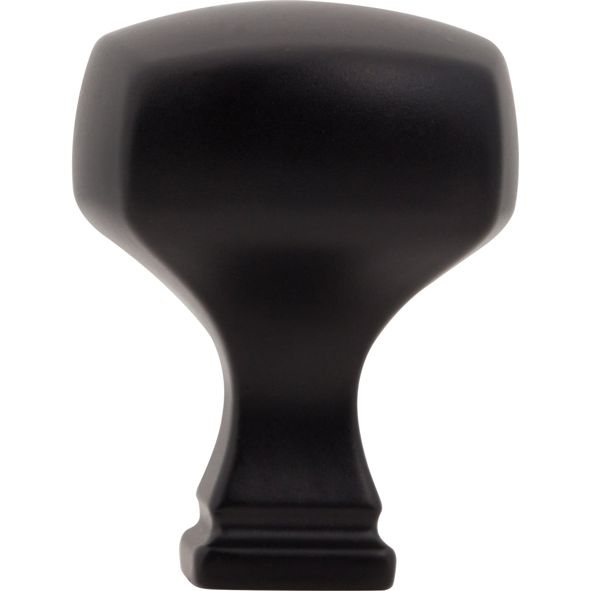 Jeffrey Alexander Audrey Square Cabinet Knob Matte Black / 1-1/8"