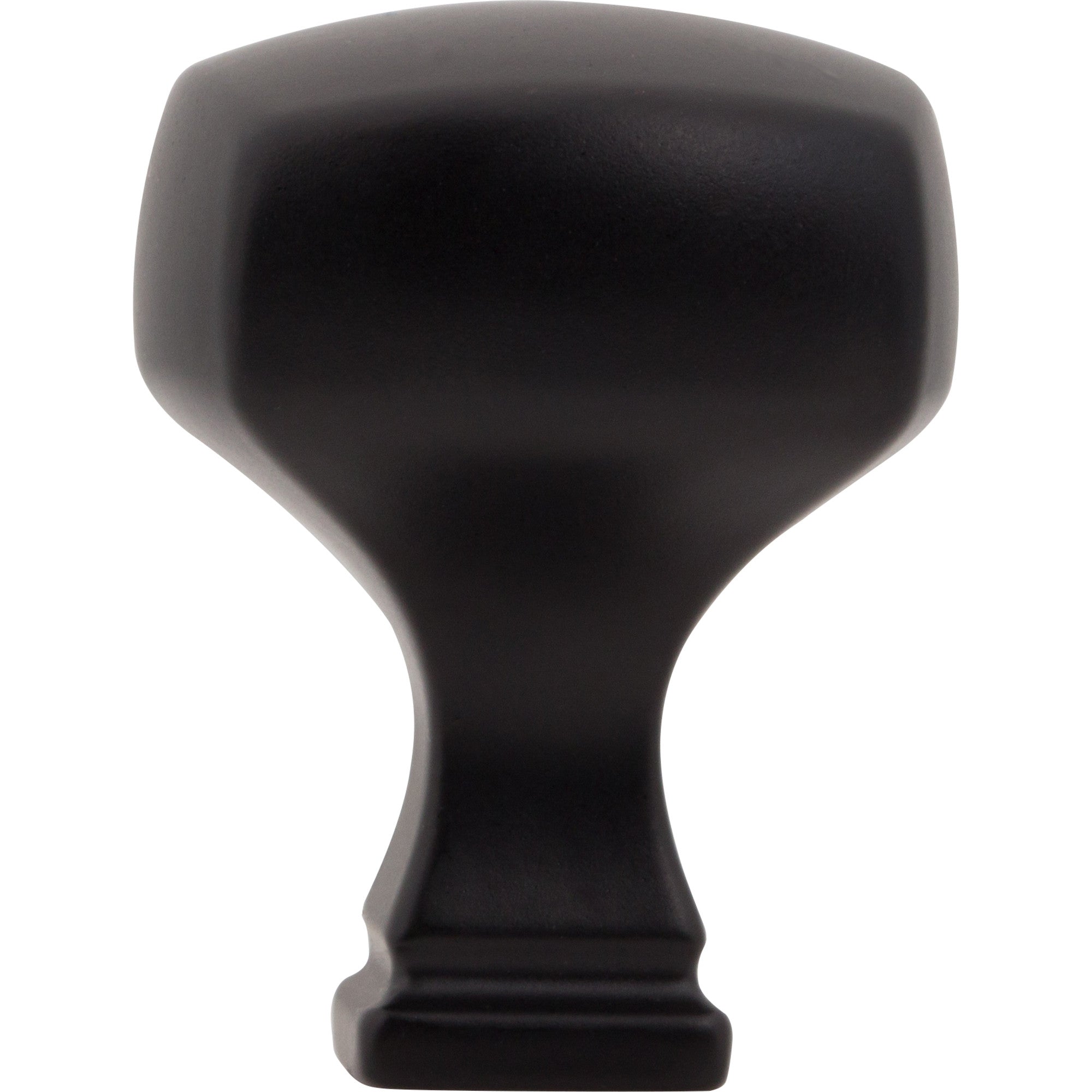 Jeffrey Alexander Audrey Square Cabinet Knob Matte Black / 1-1/8"