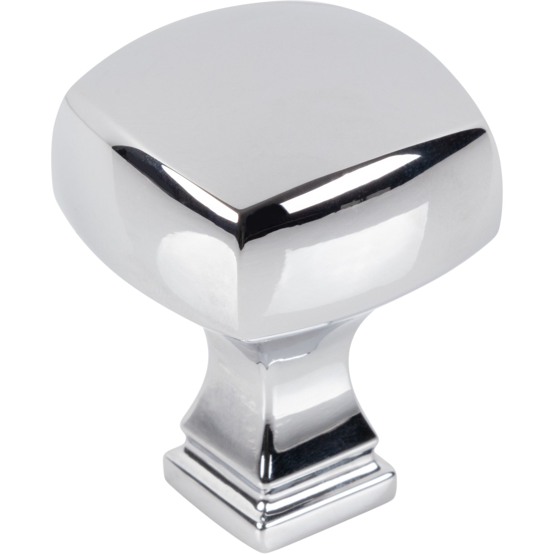 Jeffrey Alexander Audrey Square Cabinet Knob Polished Chrome / 1-1/8"