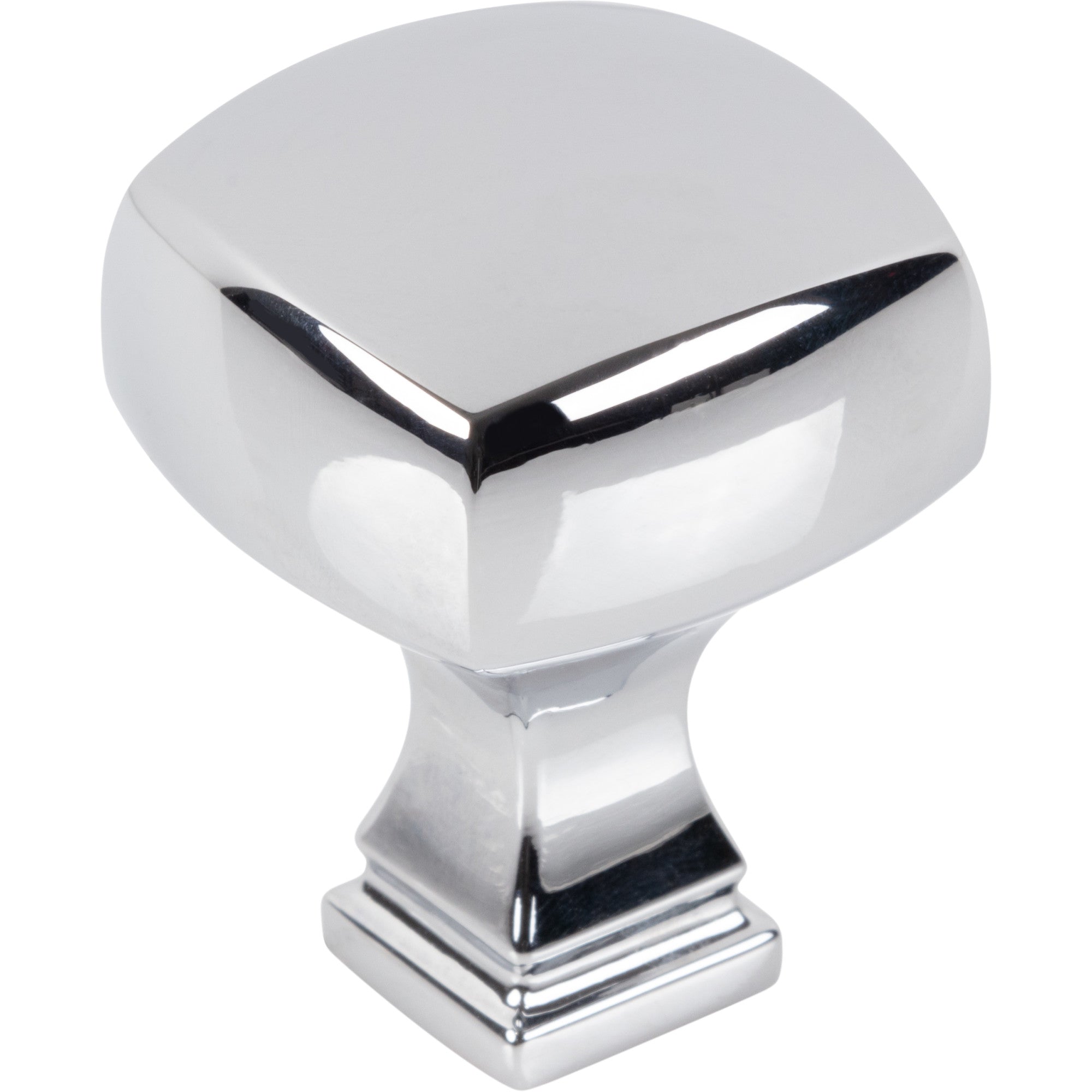 Jeffrey Alexander Audrey Square Cabinet Knob Polished Chrome / 1-1/8"