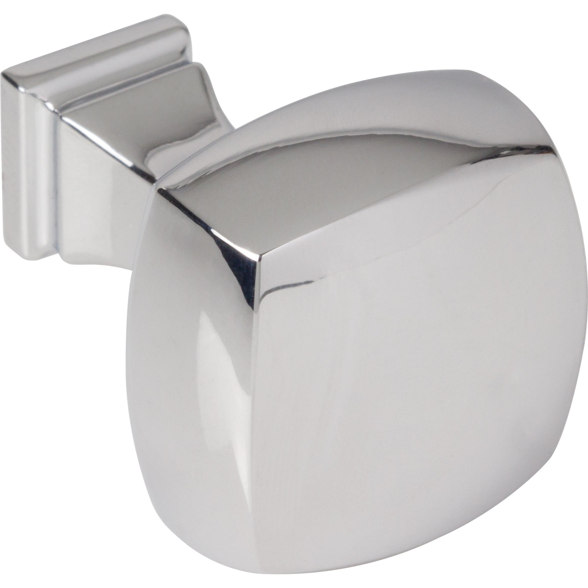 Jeffrey Alexander Audrey Square Cabinet Knob Polished Chrome / 1-1/8"