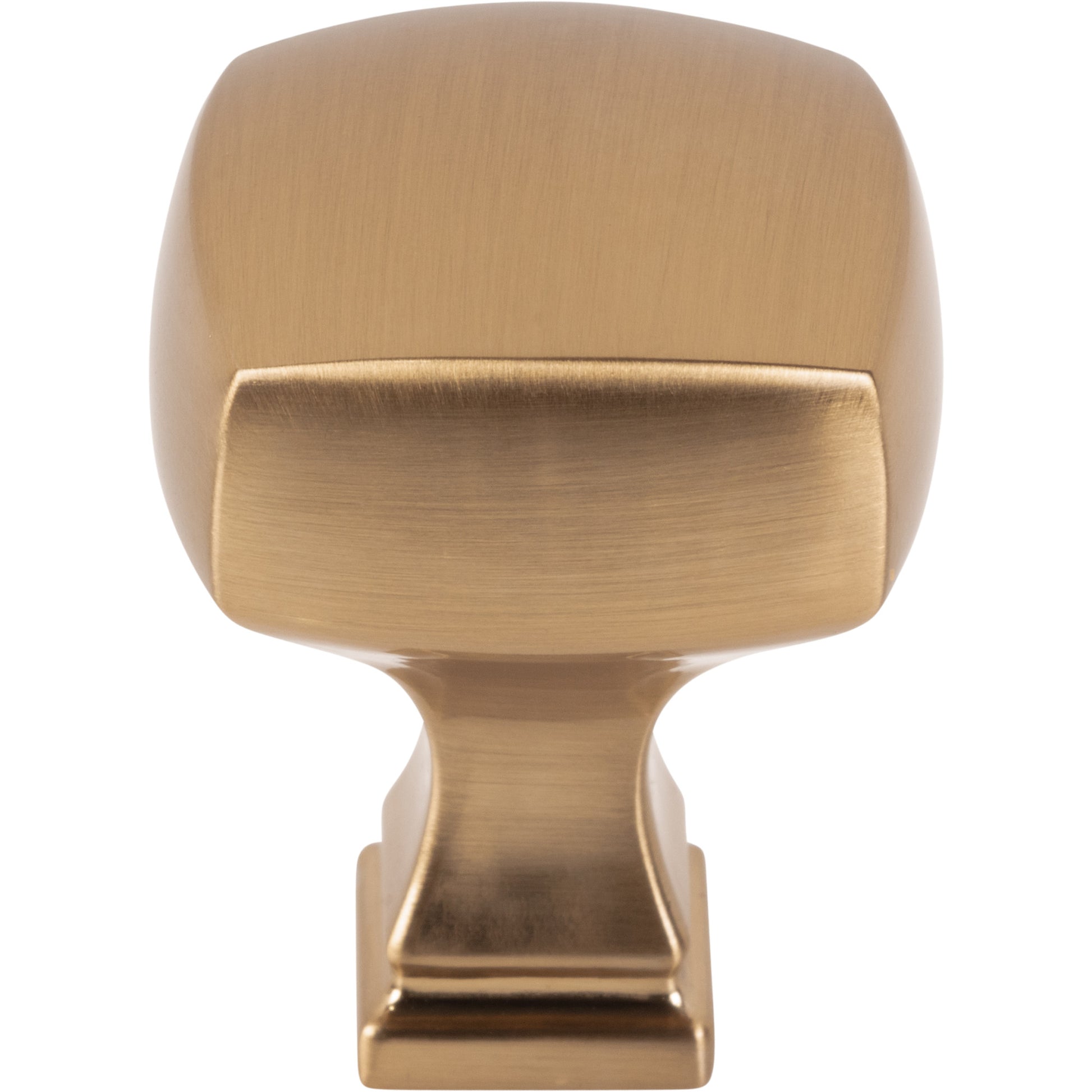 Jeffrey Alexander Audrey Square Cabinet Knob Satin Bronze / 1-1/8"