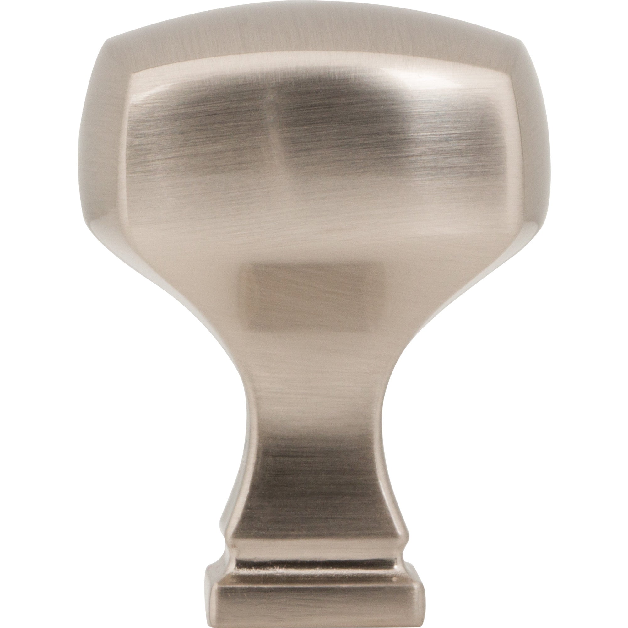 Jeffrey Alexander Audrey Square Cabinet Knob Satin Nickel / 1-1/8"