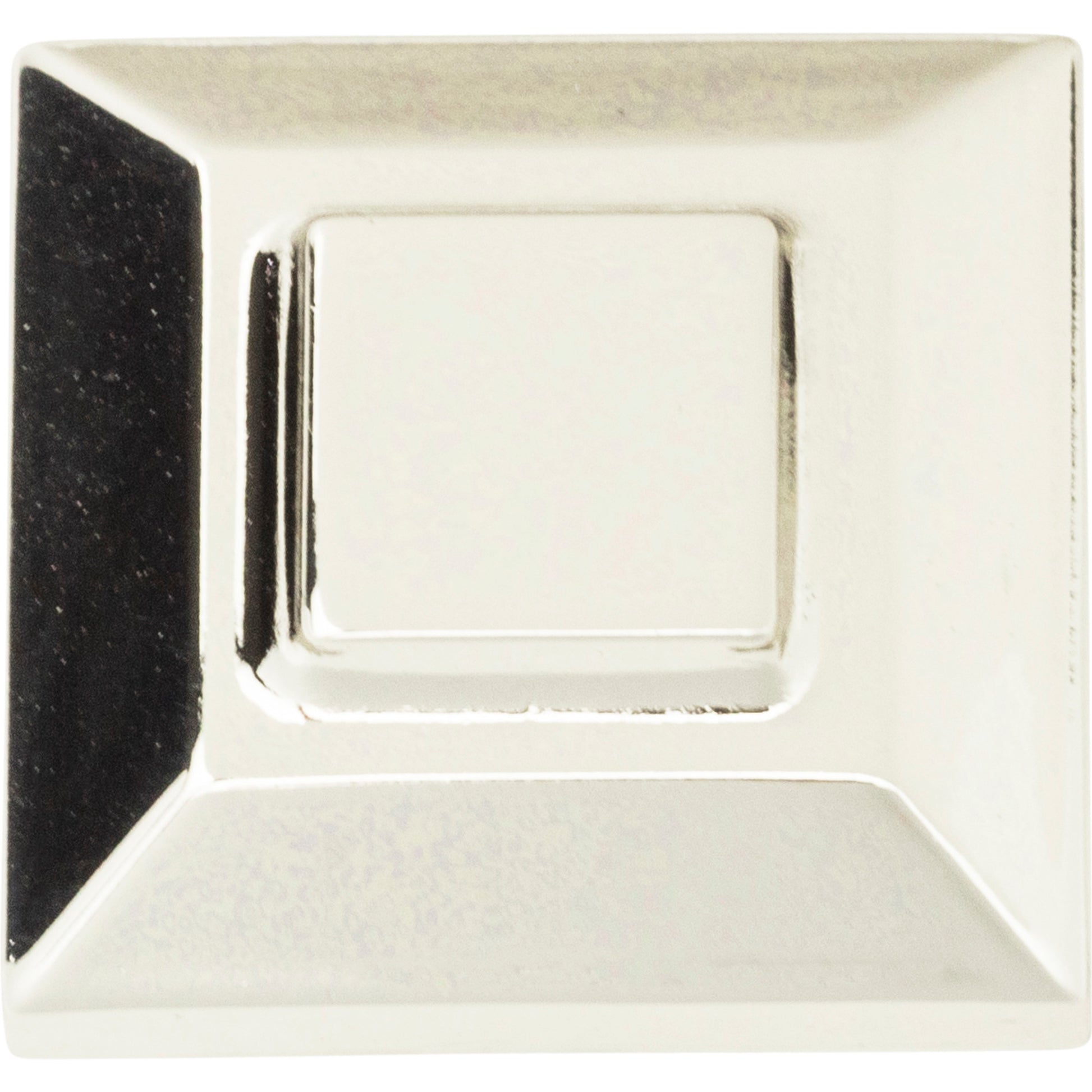 Trocadero Square Knob by Atlas 1" / Polished Nickel