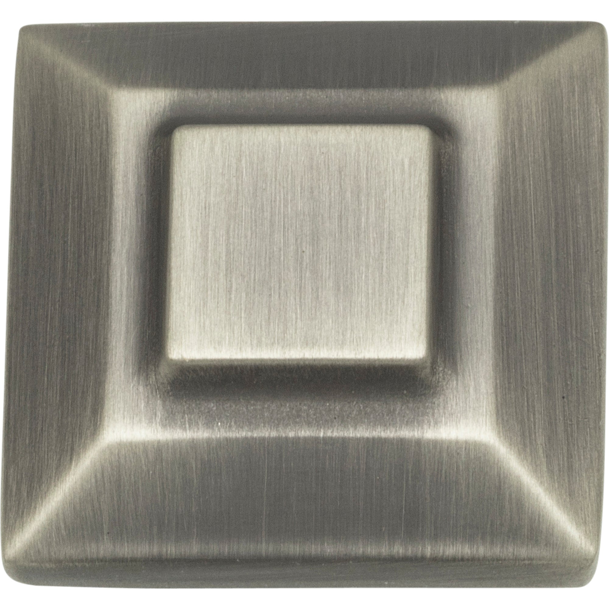 Trocadero Square Knob by Atlas 1" / Polished Nickel
