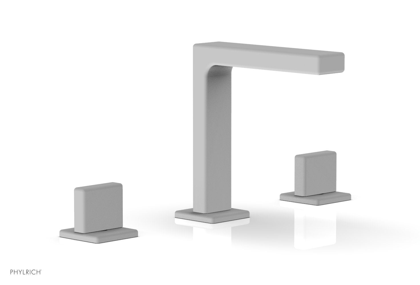 6-3/4" - Satin White - MIX Widespread Faucet - Blade Handle Height 290-01 by Phylrich - New York Hardware