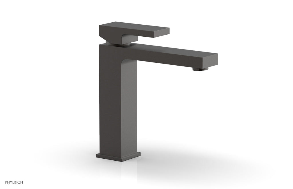 7" - Oil Rubbed Bronze - MIX Single Hole Lavatory Faucet, Blade Handle 290-06 by Phylrich - New York Hardware