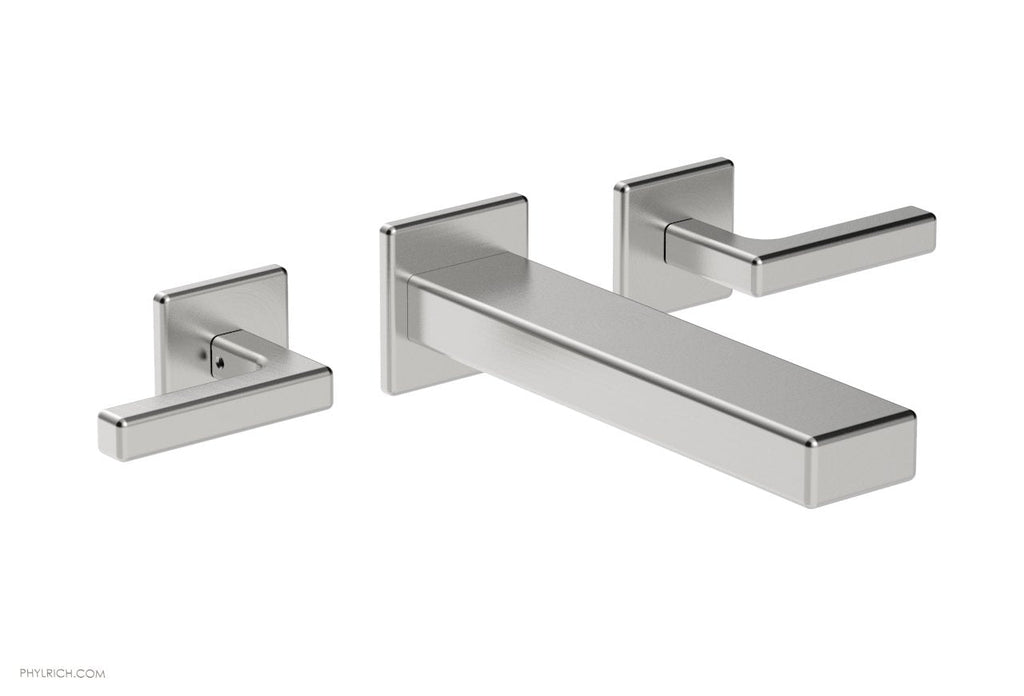 1-1/8" - Satin Chrome - MIX Wall Lavatory Set - Lever Handles 290-12 by Phylrich - New York Hardware