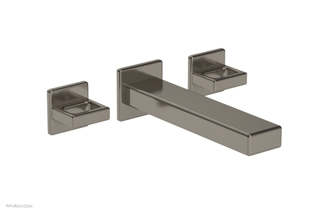 1-1/8" - Pewter - MIX Wall Lavatory Set - Ring Handles 290-13 by Phylrich - New York Hardware
