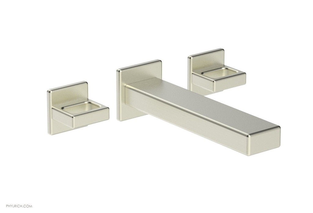 1-1/8" - Polished Brass - MIX Wall Lavatory Set - Ring Handles 290-13 by Phylrich - New York Hardware