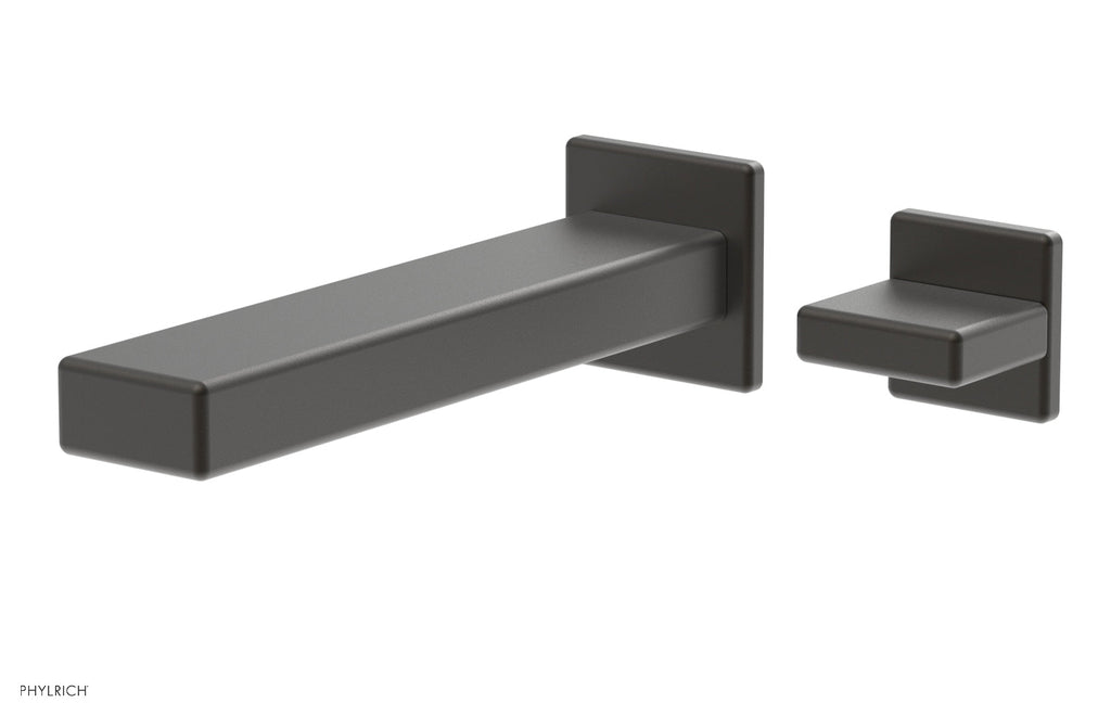 1-1/8" - Oil Rubbed Bronze - MIX - Single Handle Wall Lavatory Set - Blade Handle 290-17 by Phylrich - New York Hardware