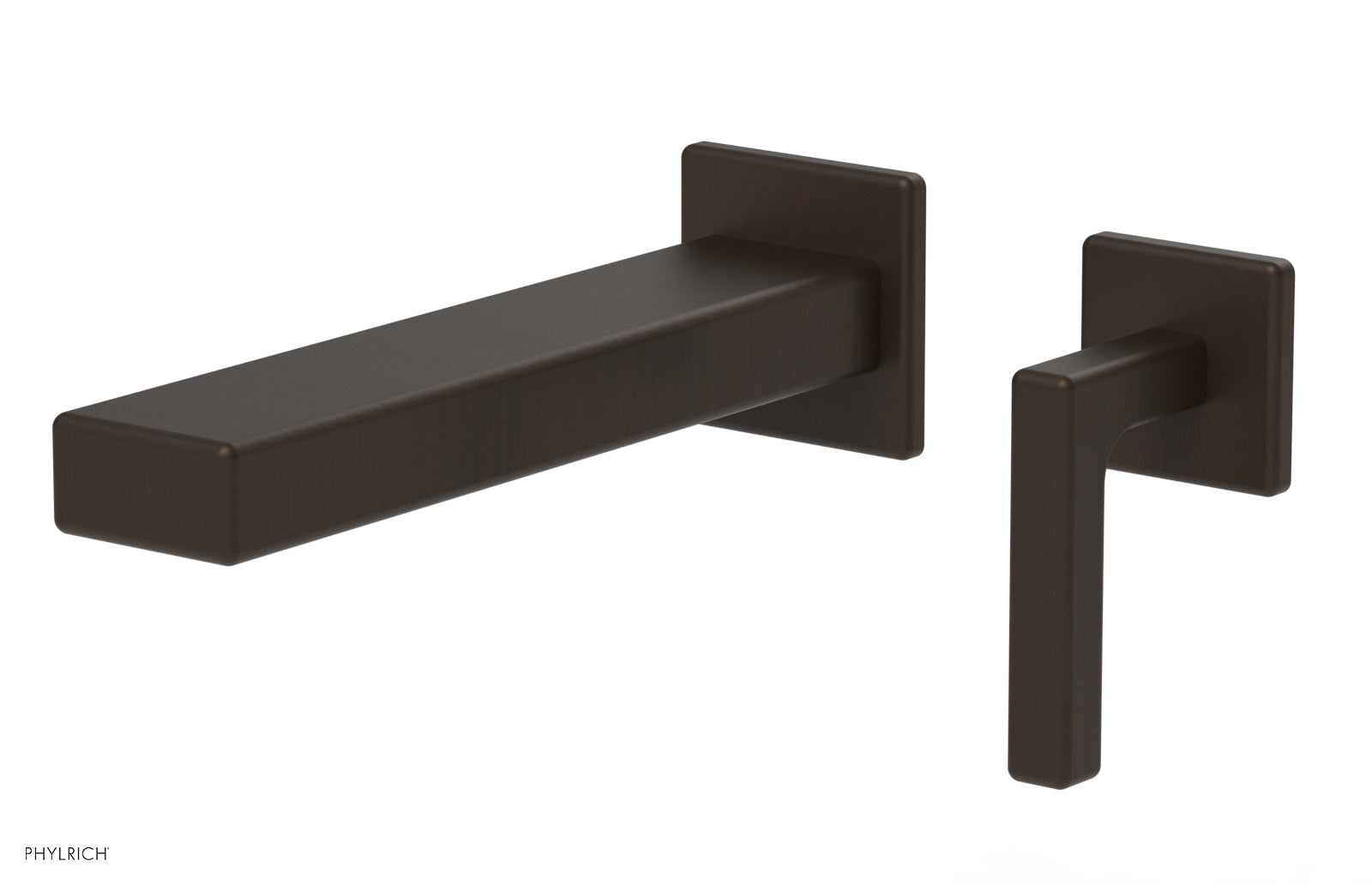 1-1/8" - Antique Bronze - MIX - Single Handle Wall Lavatory Set - Lever Handle 290-18 by Phylrich - New York Hardware