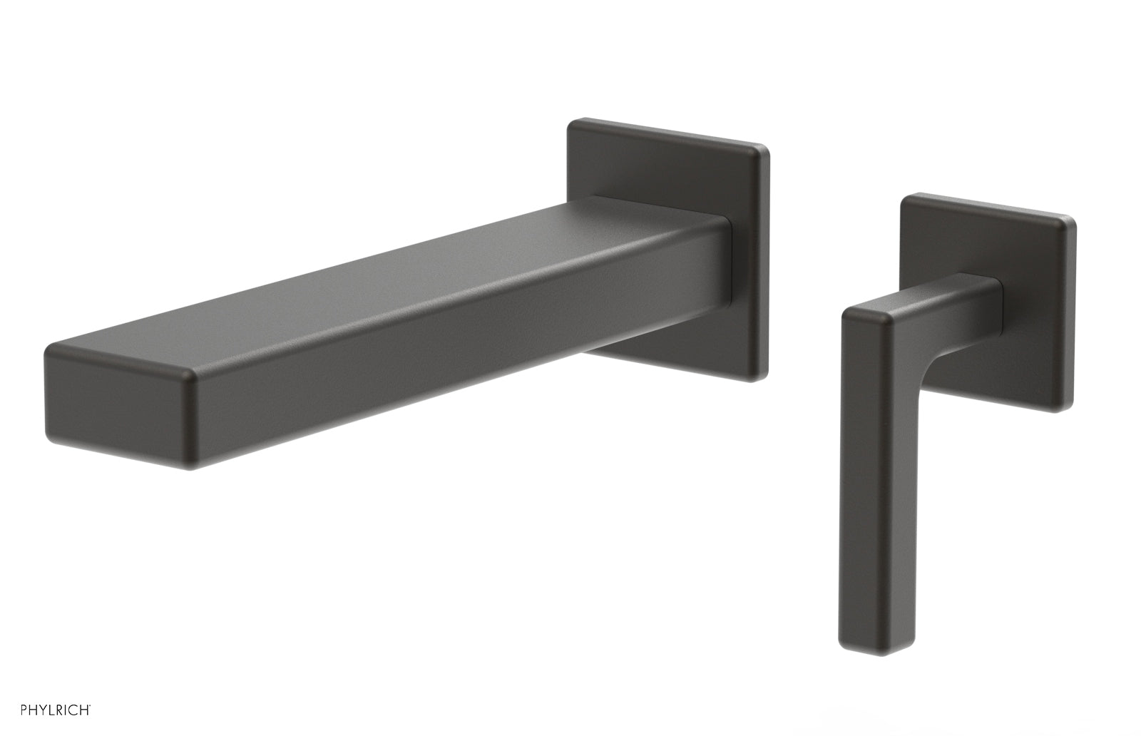 1-1/8" - Oil Rubbed Bronze - MIX - Single Handle Wall Lavatory Set - Lever Handle 290-18 by Phylrich - New York Hardware