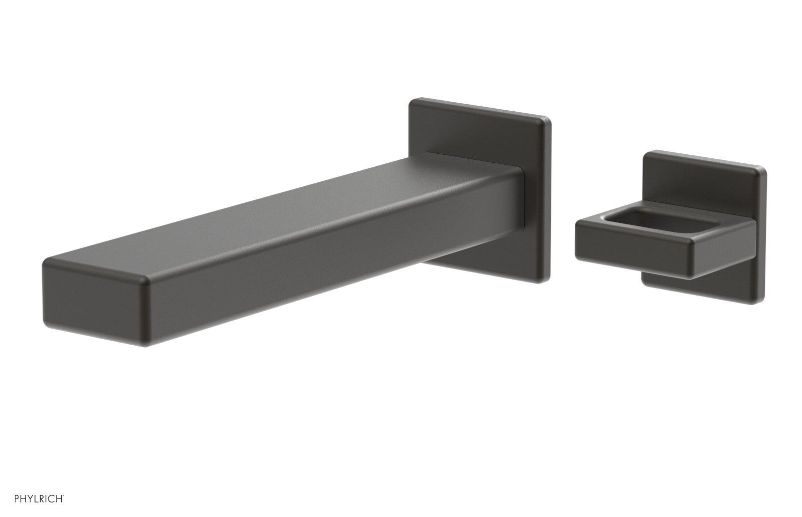 1-1/8" - Oil Rubbed Bronze - MIX - Single Handle Wall Lavatory Set - Ring Handle 290-19 by Phylrich - New York Hardware