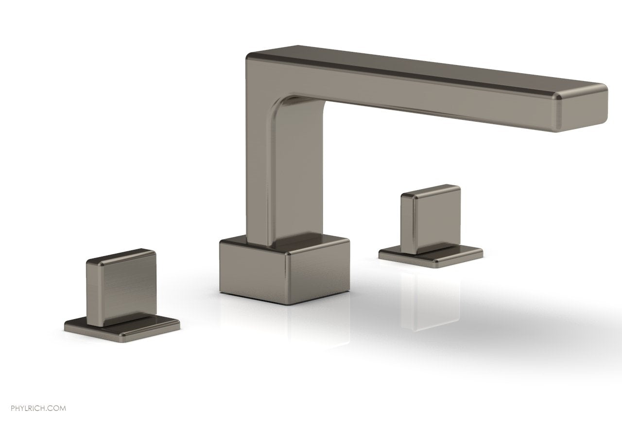 6-3/8" - Pewter - MIX Deck Tub Set - Blade Handles 290-40 by Phylrich - New York Hardware