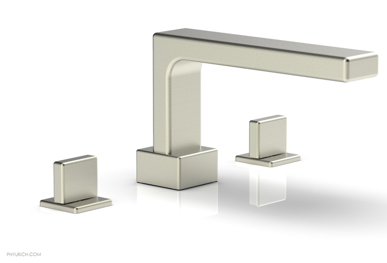 6-3/8" - Polished Brass - MIX Deck Tub Set - Blade Handles 290-40 by Phylrich - New York Hardware