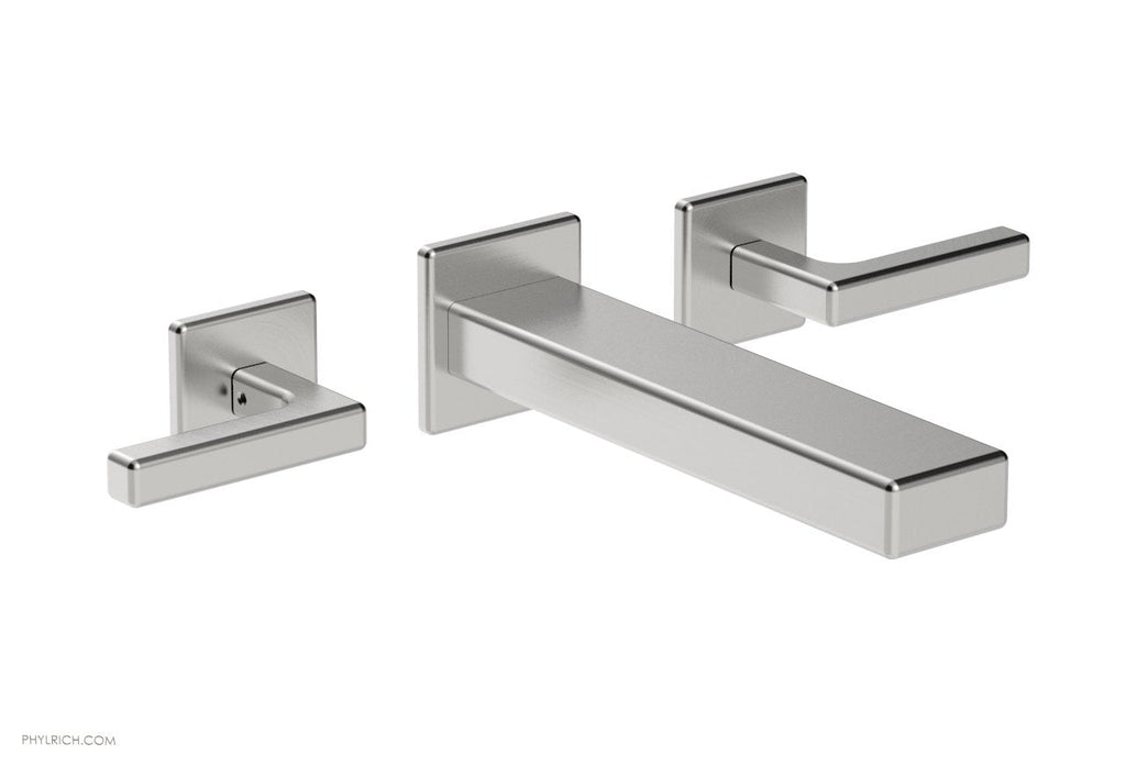 1-1/8" - Satin Chrome - MIX Wall Tub Set - Lever Handles 290-57 by Phylrich - New York Hardware