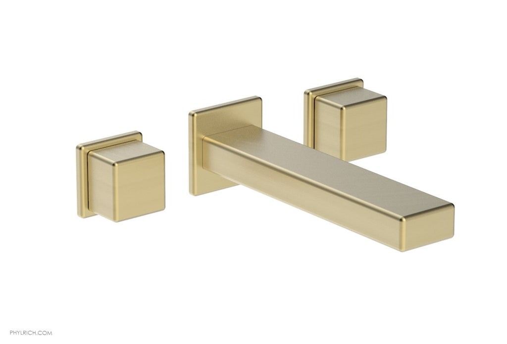 1-1/8" - Polished Nickel - MIX Wall Tub Set - Cube Handles 290-59 by Phylrich - New York Hardware
