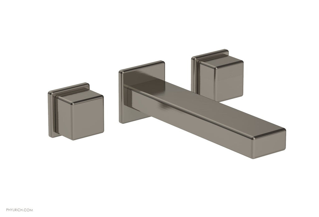 1-1/8" - Pewter - MIX Wall Tub Set - Cube Handles 290-59 by Phylrich - New York Hardware