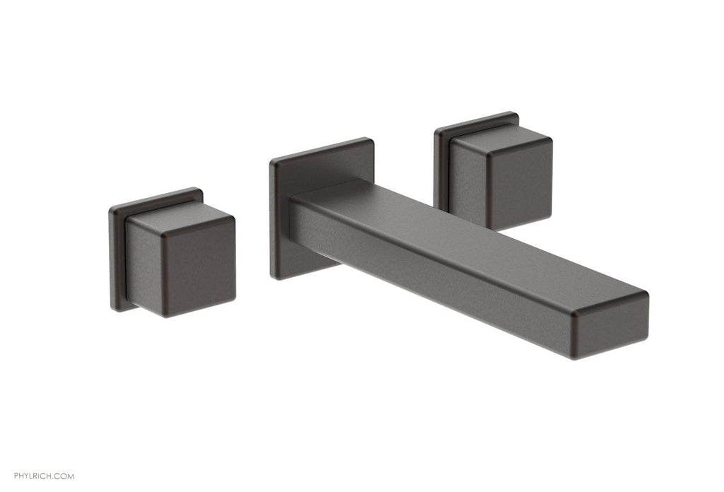 1-1/8" - Oil Rubbed Bronze - MIX Wall Tub Set - Cube Handles 290-59 by Phylrich - New York Hardware