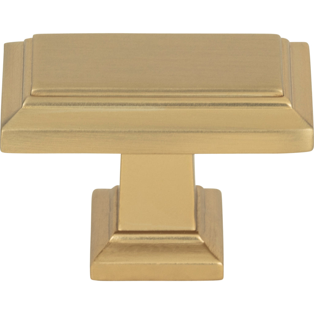 Sutton Place Rectangle Knob by Atlas Champagne