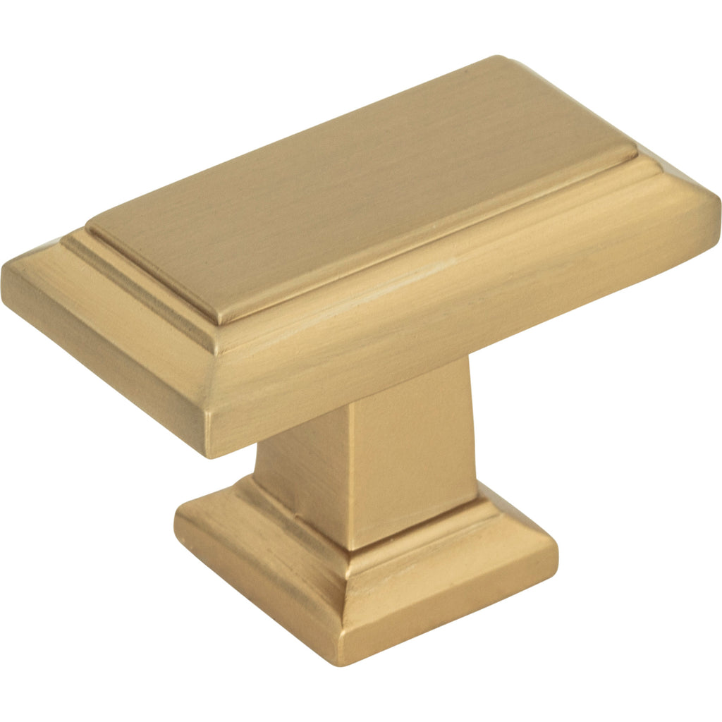 Sutton Place Rectangle Knob by Atlas Champagne