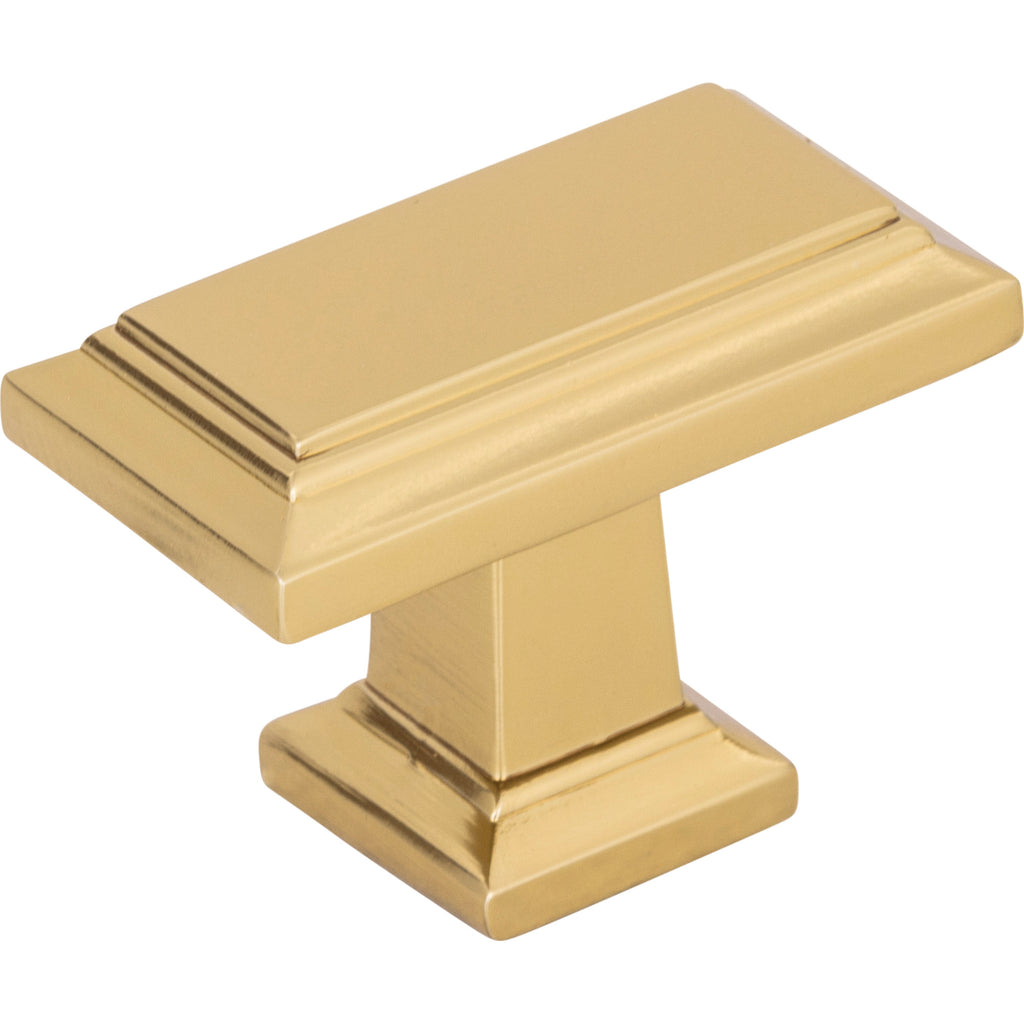 Sutton Place Rectangle Knob by Atlas French Gold