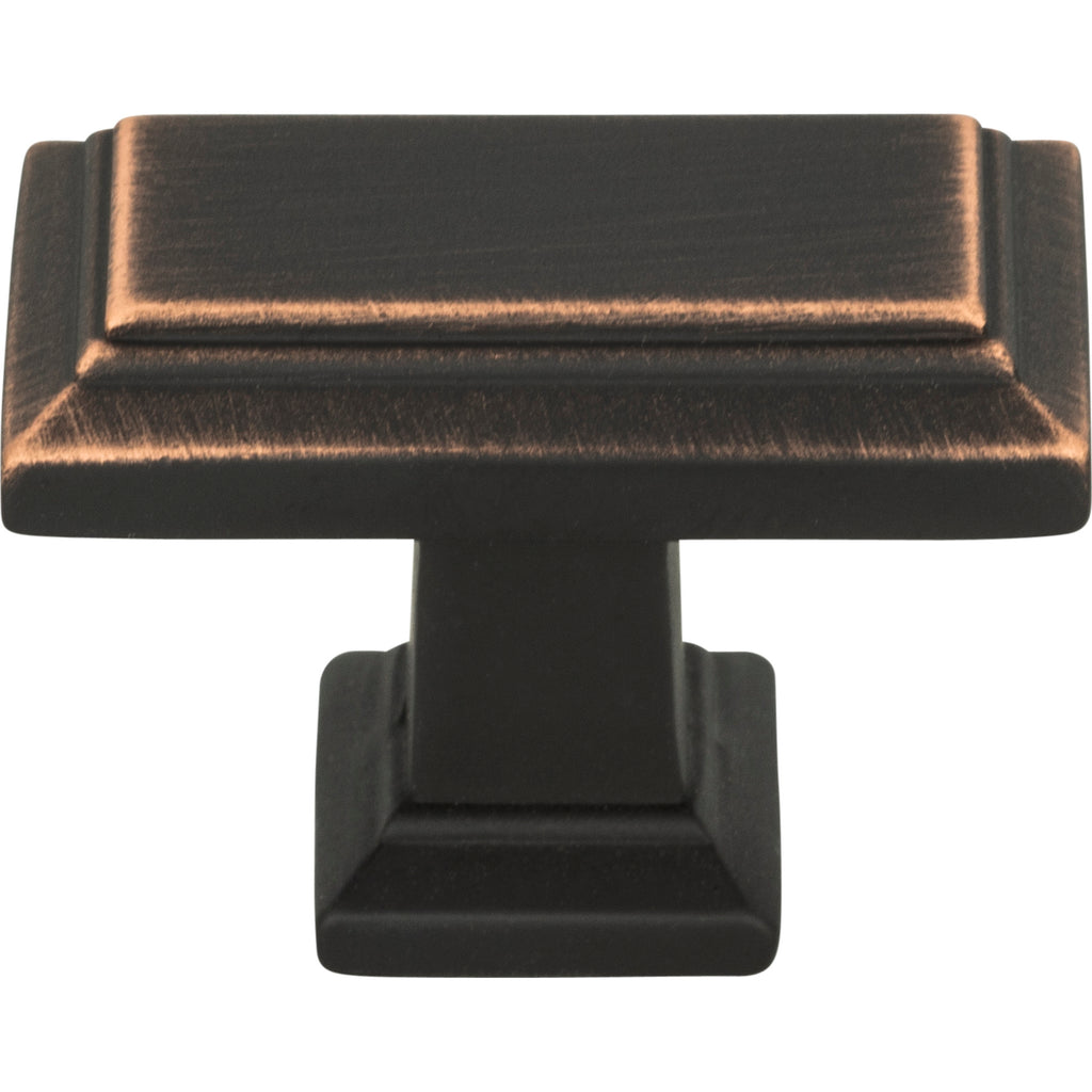 Sutton Place Rectangle Knob by Atlas Venetian Bronze